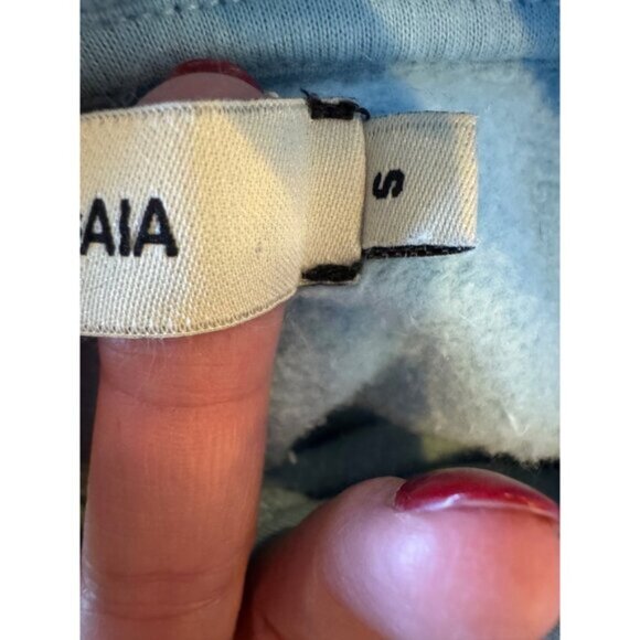 Pangaia Hoodie Women‎ Small Blue 365 Heavyweight Hoodie Streetwear Athleisure - Picture 9 of 11